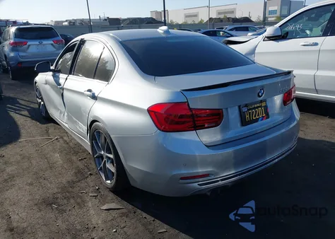 2017 BMW 330I из США, поврежденный, VIN WBA8B9G32HNU56014